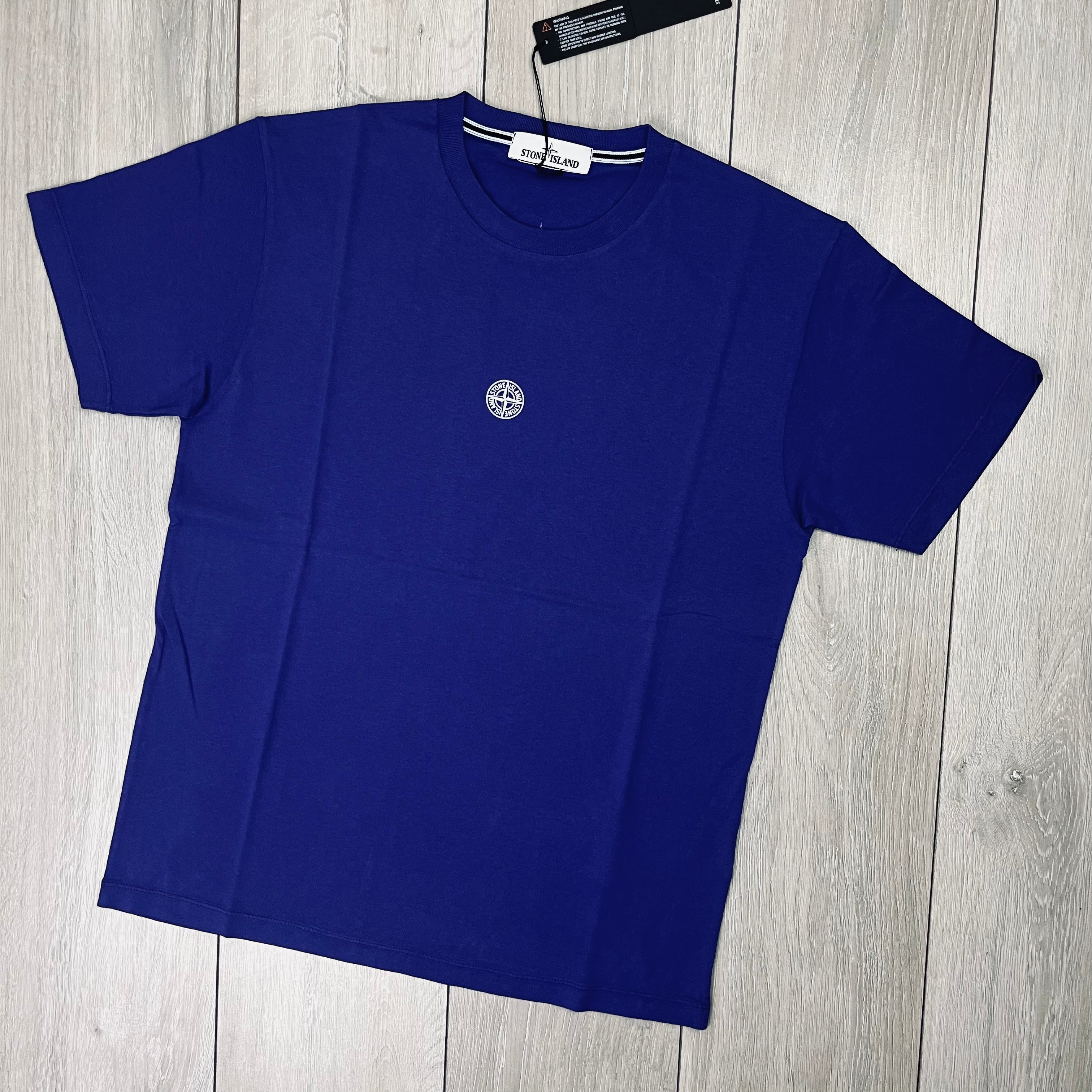 Stone Island Printed T-Shirt - Bluette -Usfansport