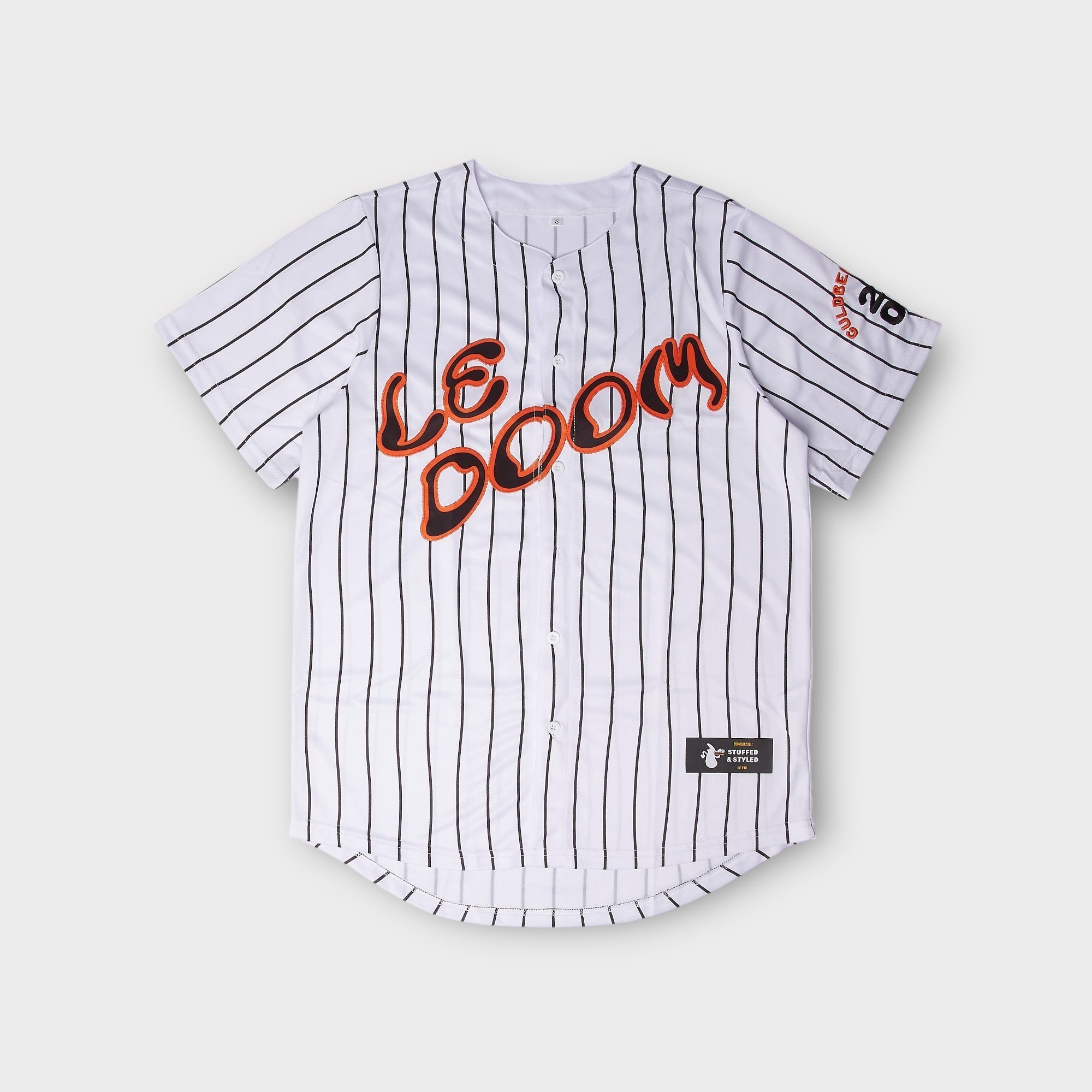 Le Fix x Doomsday Deli Baseball Jersey I Hvid