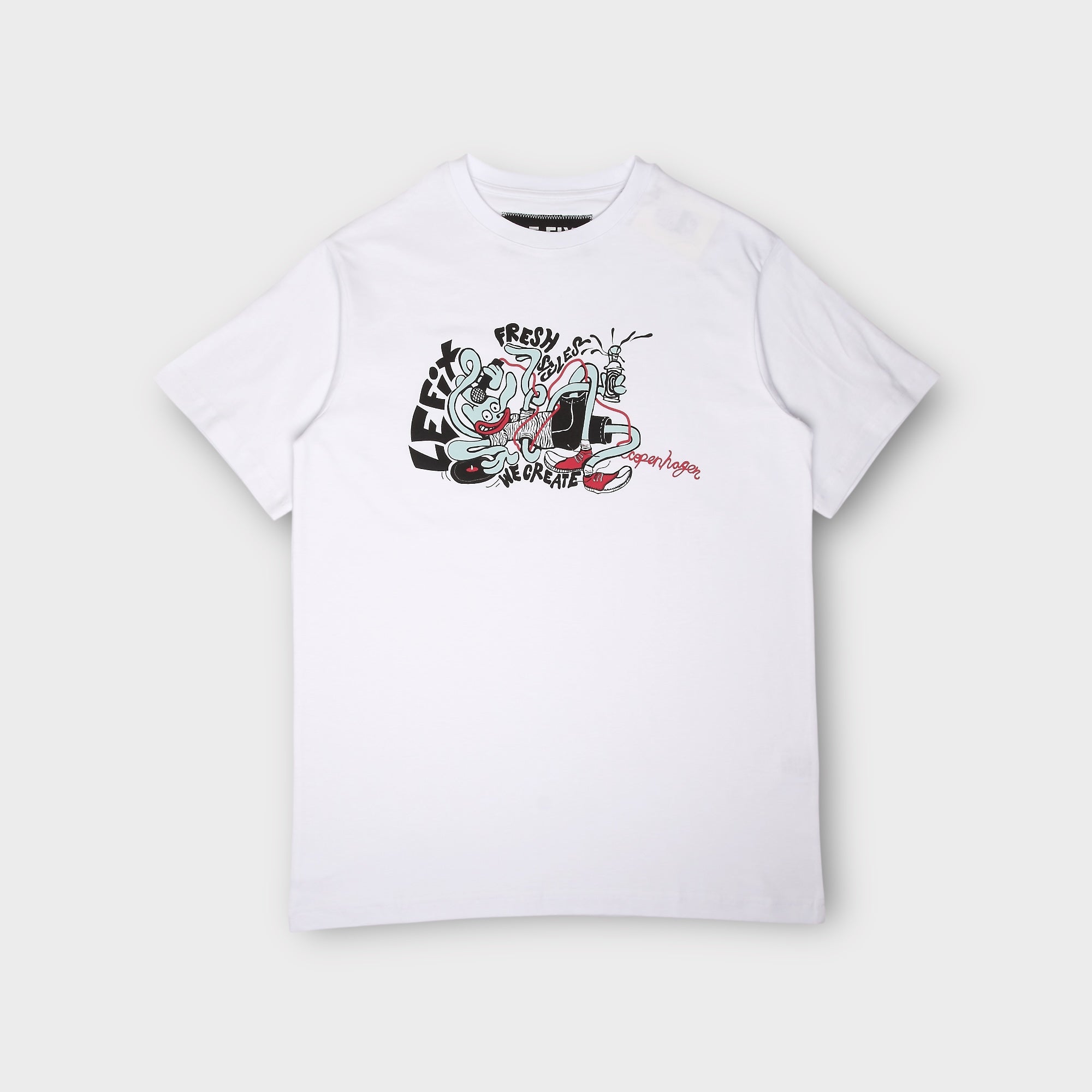Le Fix Fresh Style T-Shirt I Hvid