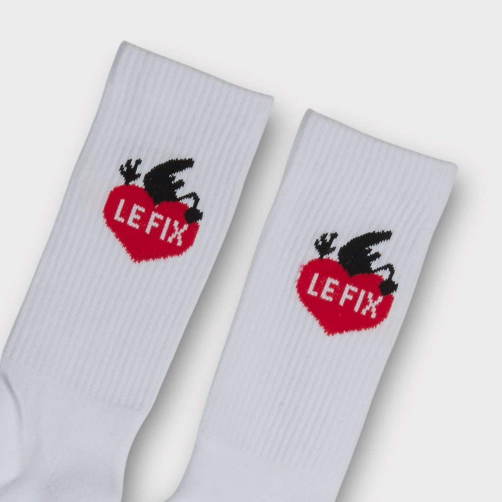 Le Fix Kaj Lover Tennissokker I Hvid