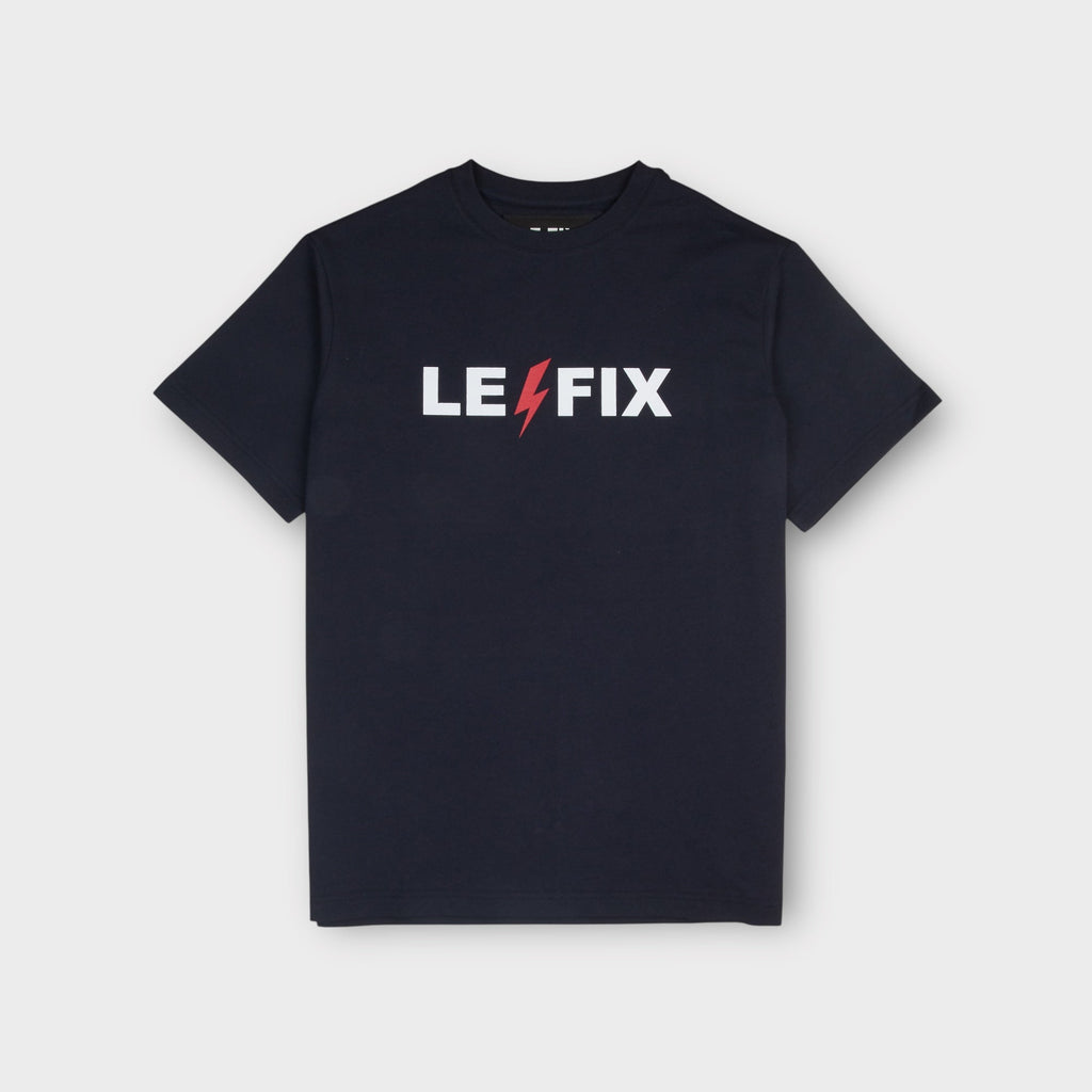 Le Fix Lightning T-Shirt I Navy