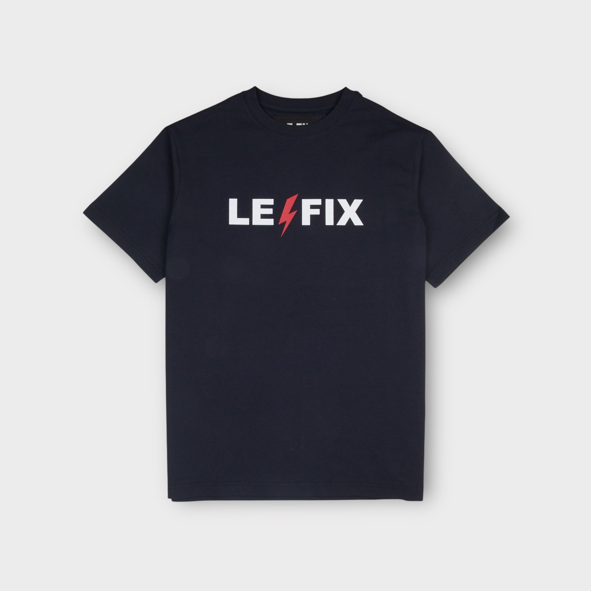 Le Fix Lightning T-Shirt I Navy