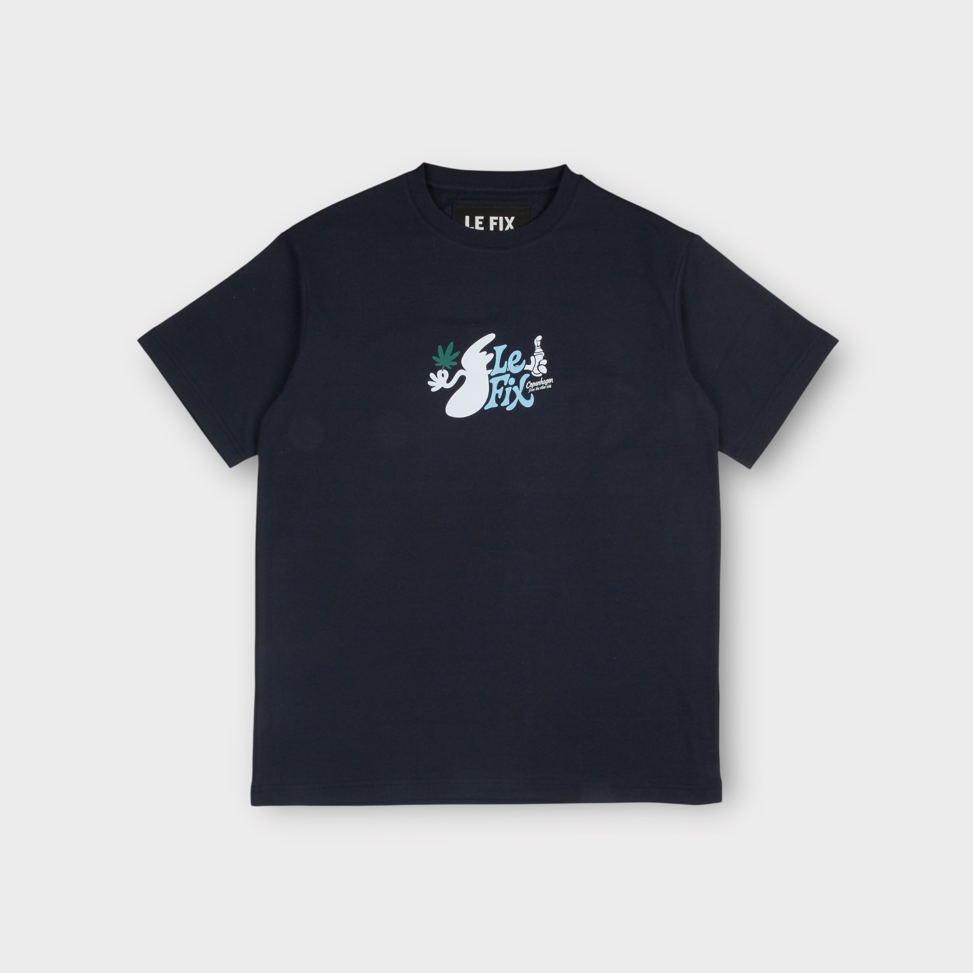 Le Fix Other Side T-Shirt I Navy