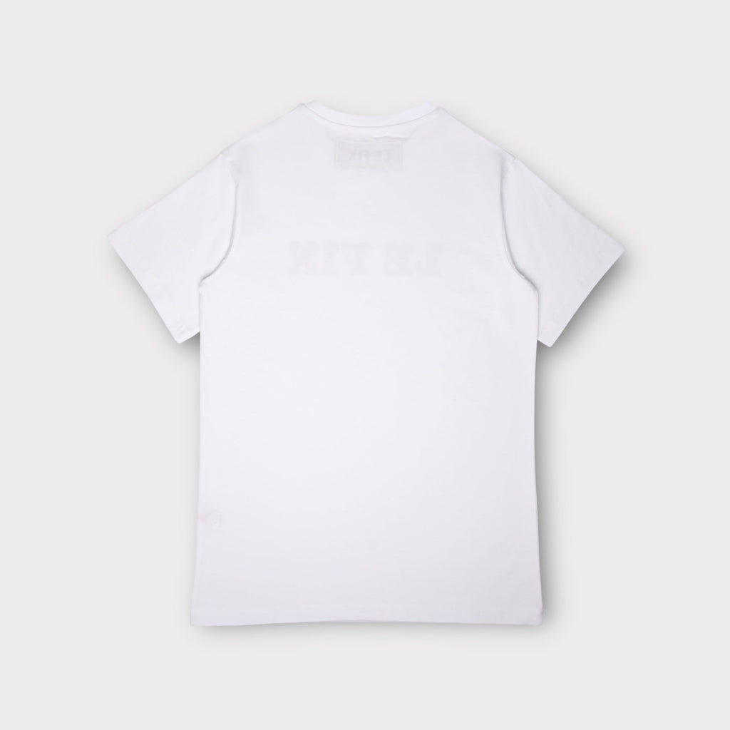 Le Fix Play Letter T-Shirt I Hvid