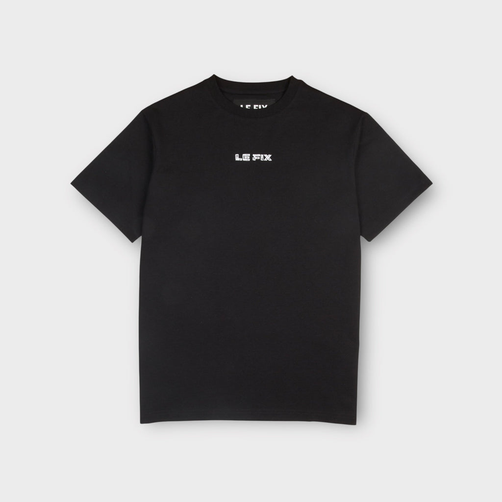 Le Fix Scratched T-Shirt I Sort