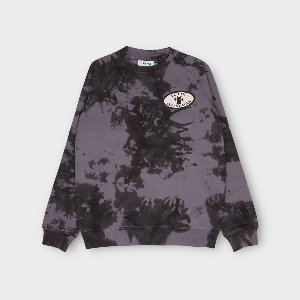 Le Fix Copenhagen Peace Dye Crew I Multi