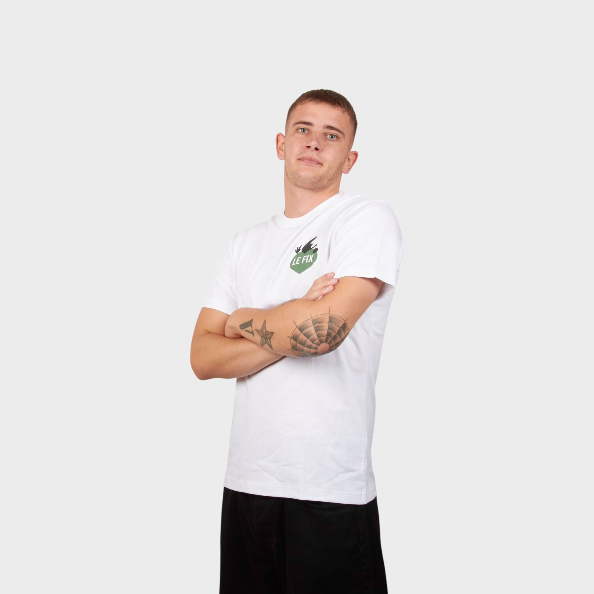 Le Fix Kaj Lover T-Shirt I Hvid