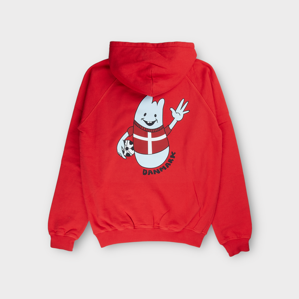 Le Fix Danmark Hoodie I Rød