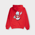 Le Fix Danmark Hoodie I Rød