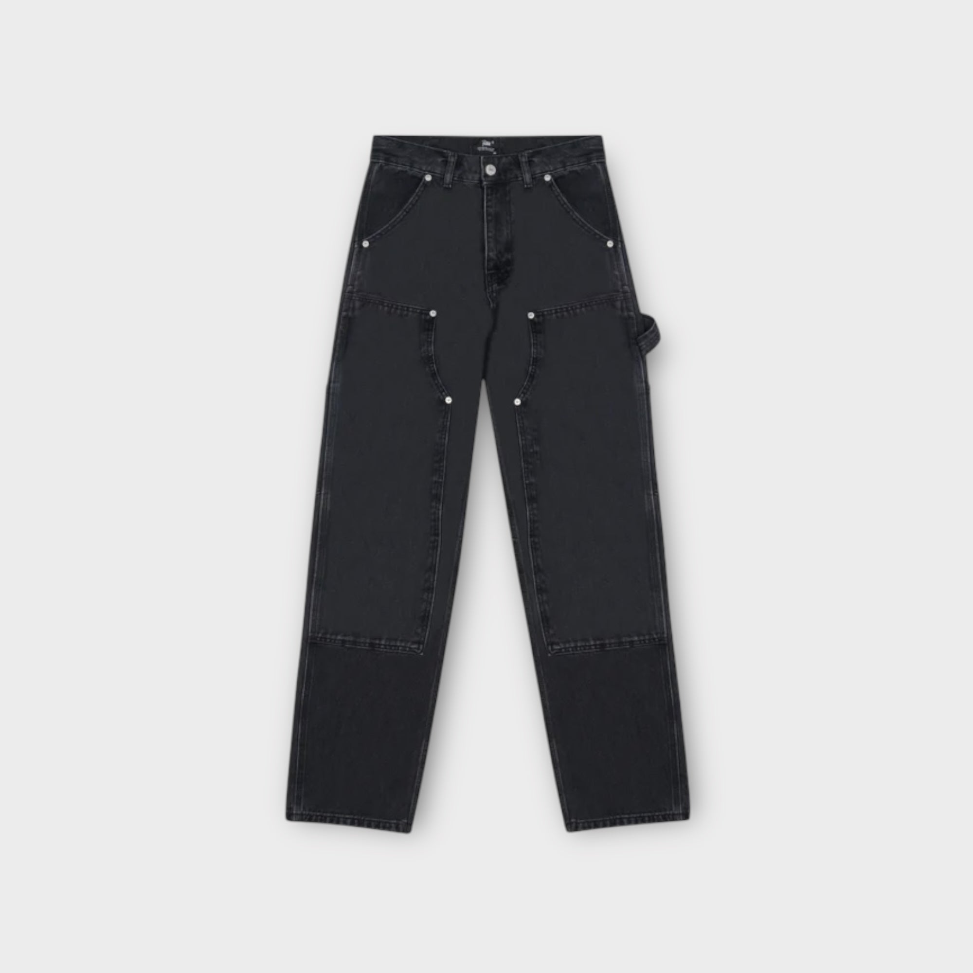 Patta Double Knee Denim Jeans I Sort