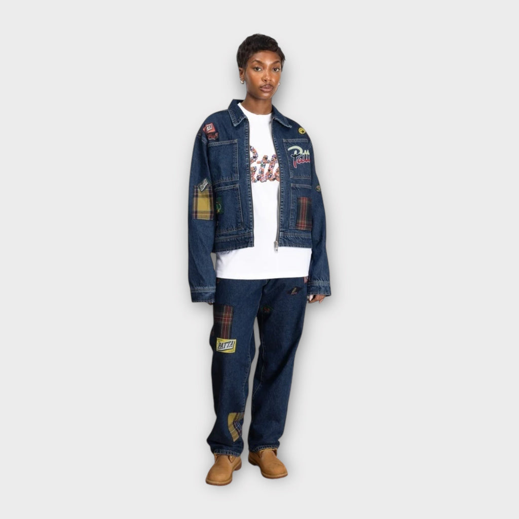 Patta Whole Lotta Labels Denim Jeans I Blå