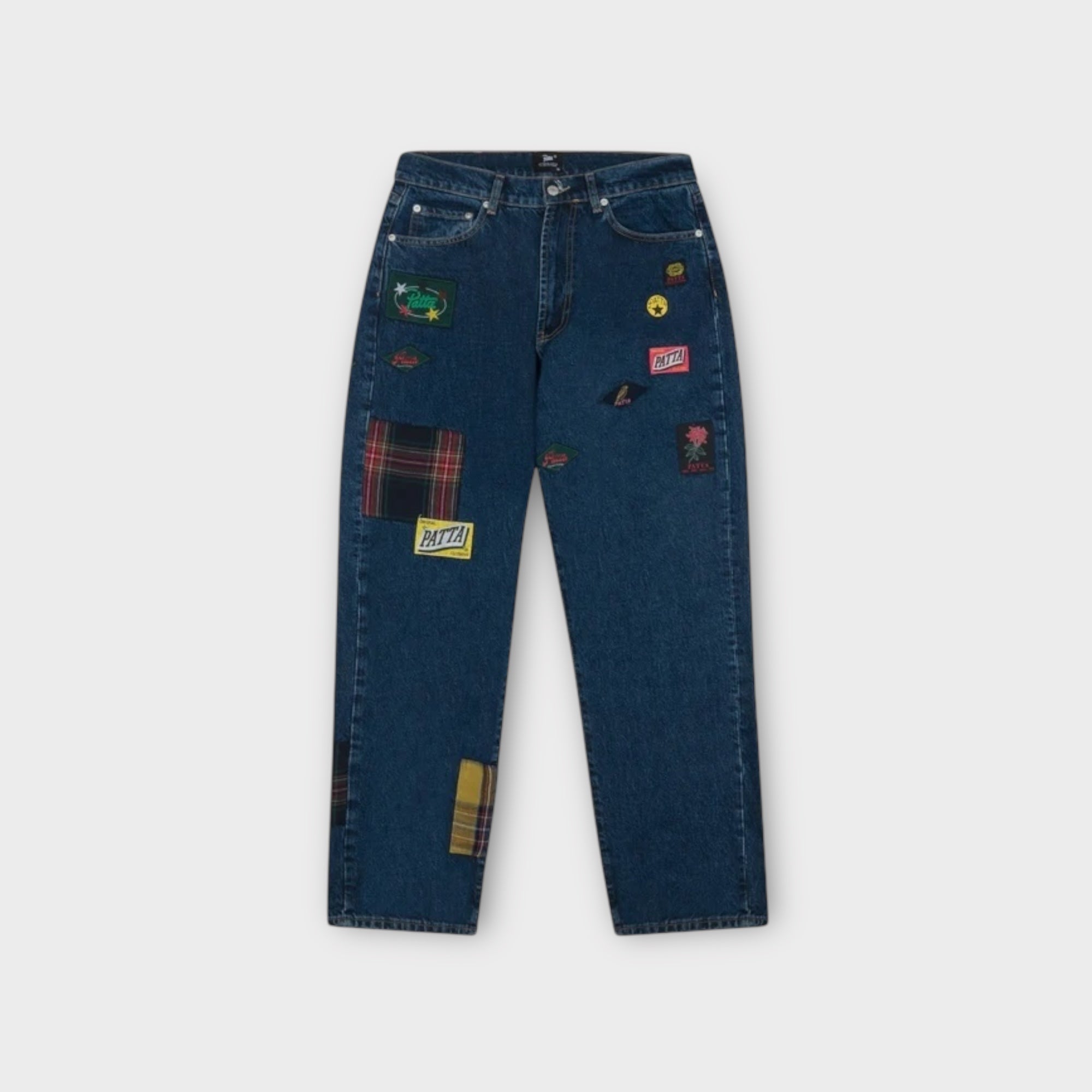Patta Whole Lotta Labels Denim Jeans I Blå