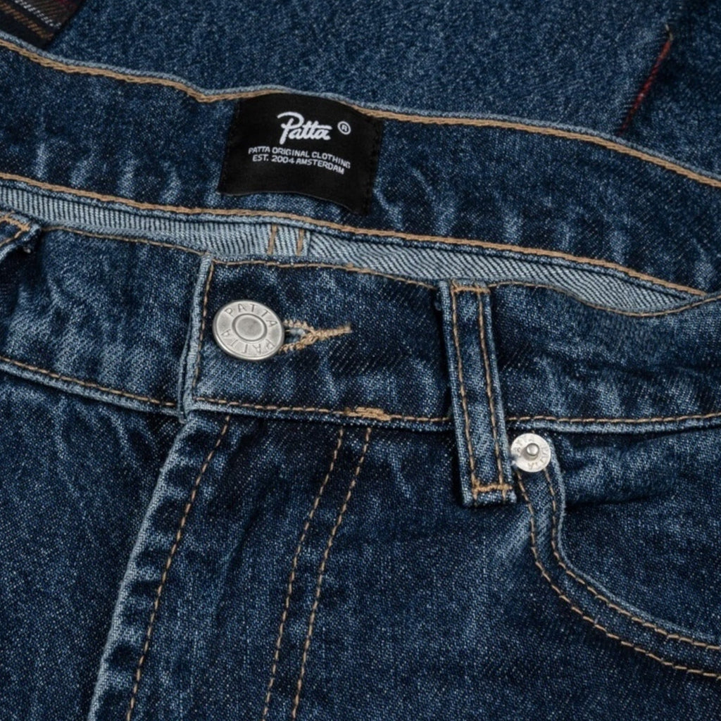 Patta Whole Lotta Labels Denim Jeans I Blå
