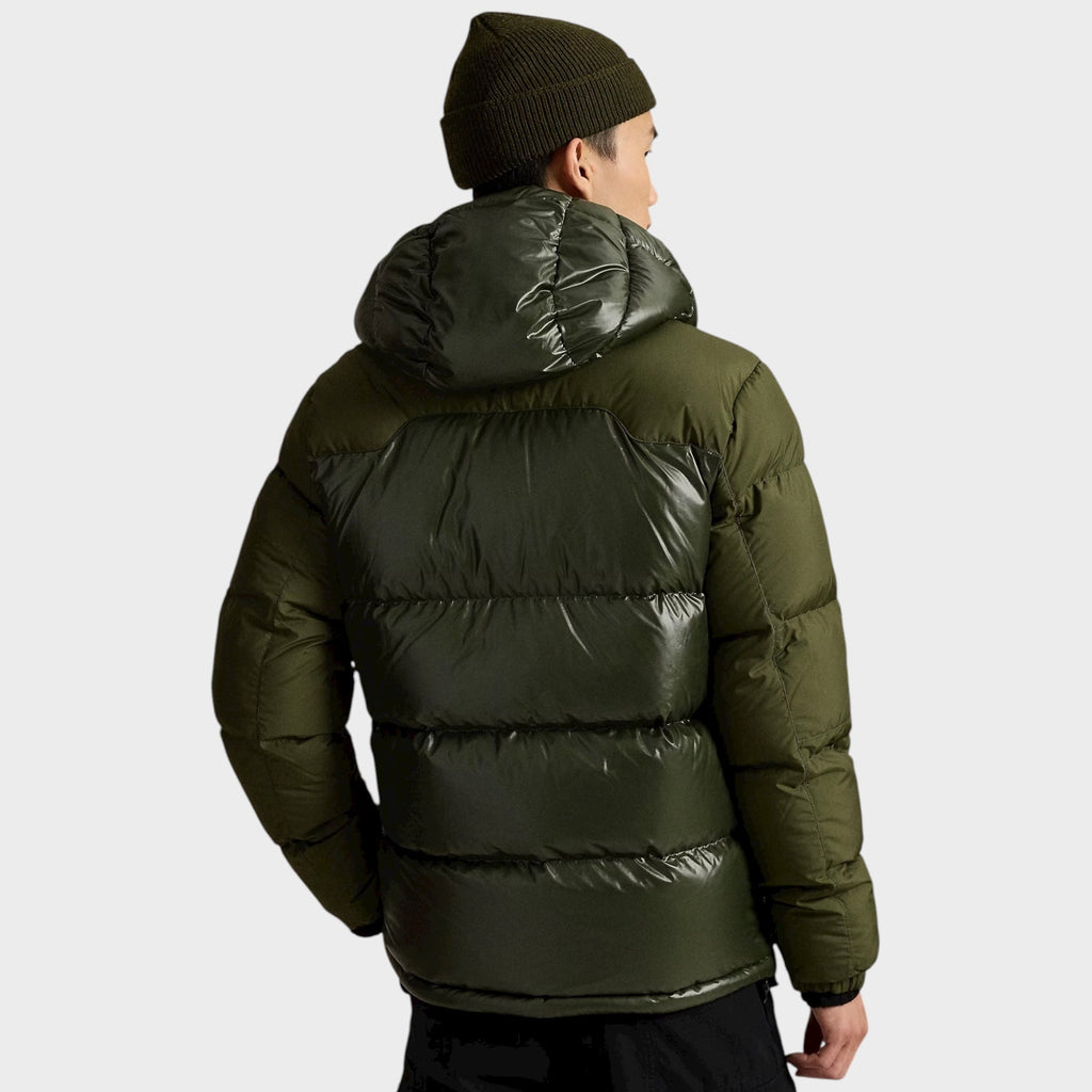 Ralph Lauren The Gorham Two-Tone Dun Jakke I Dark Olive