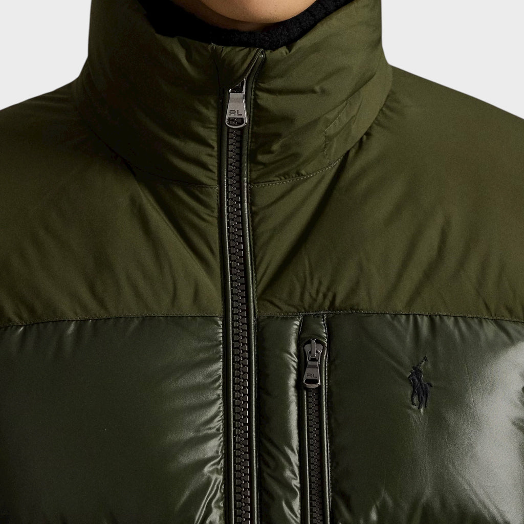 Ralph Lauren The Gorham Two-Tone Dun Jakke I Dark Olive