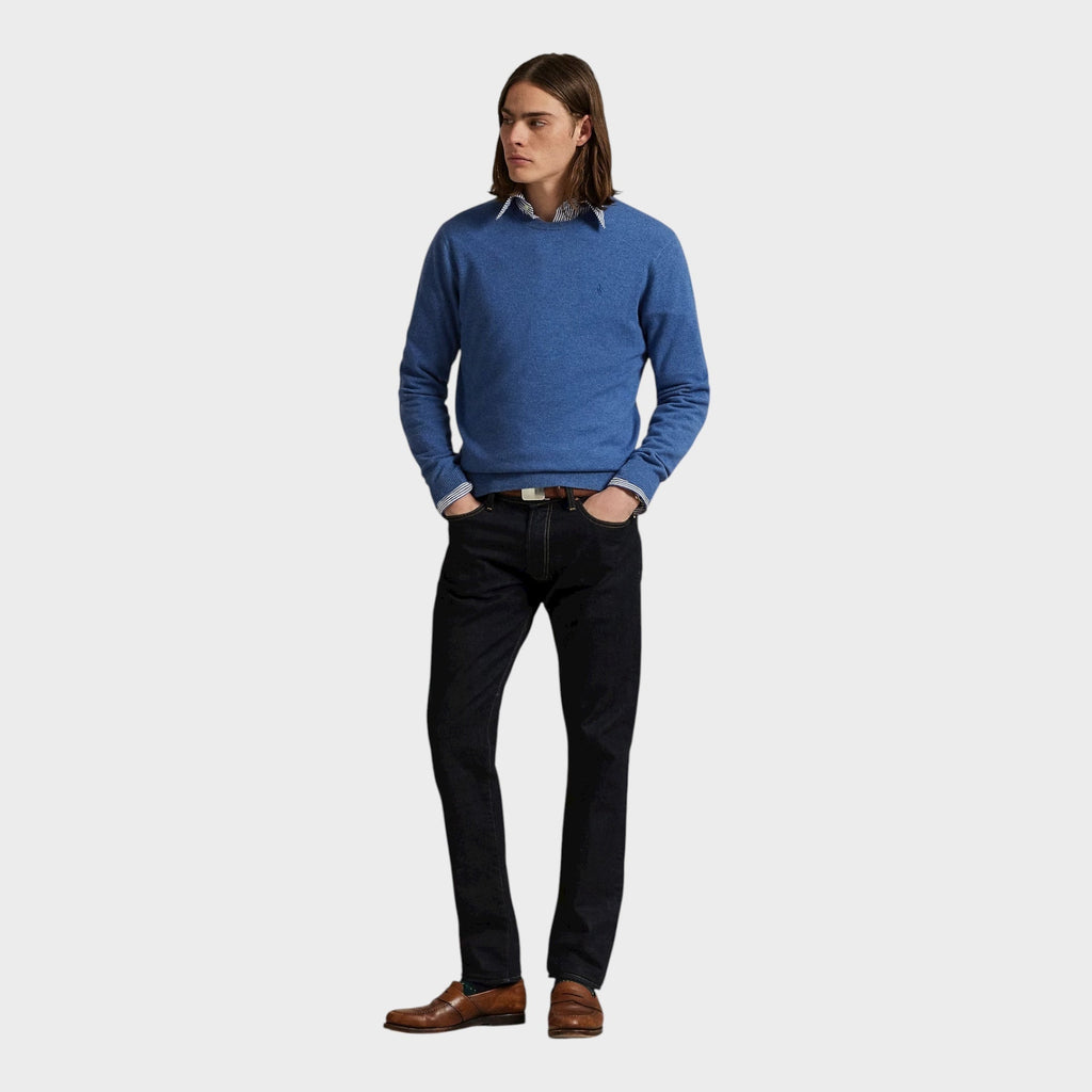 Ralph Lauren Wool Crewneck Jumper I Blå