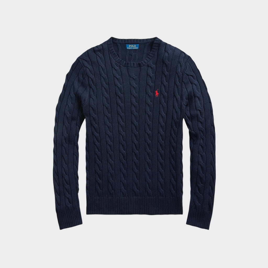 Ralph Lauren Cable-Knit Cotton Jumper I Navy