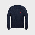 Ralph Lauren Cable-Knit Cotton Jumper I Navy