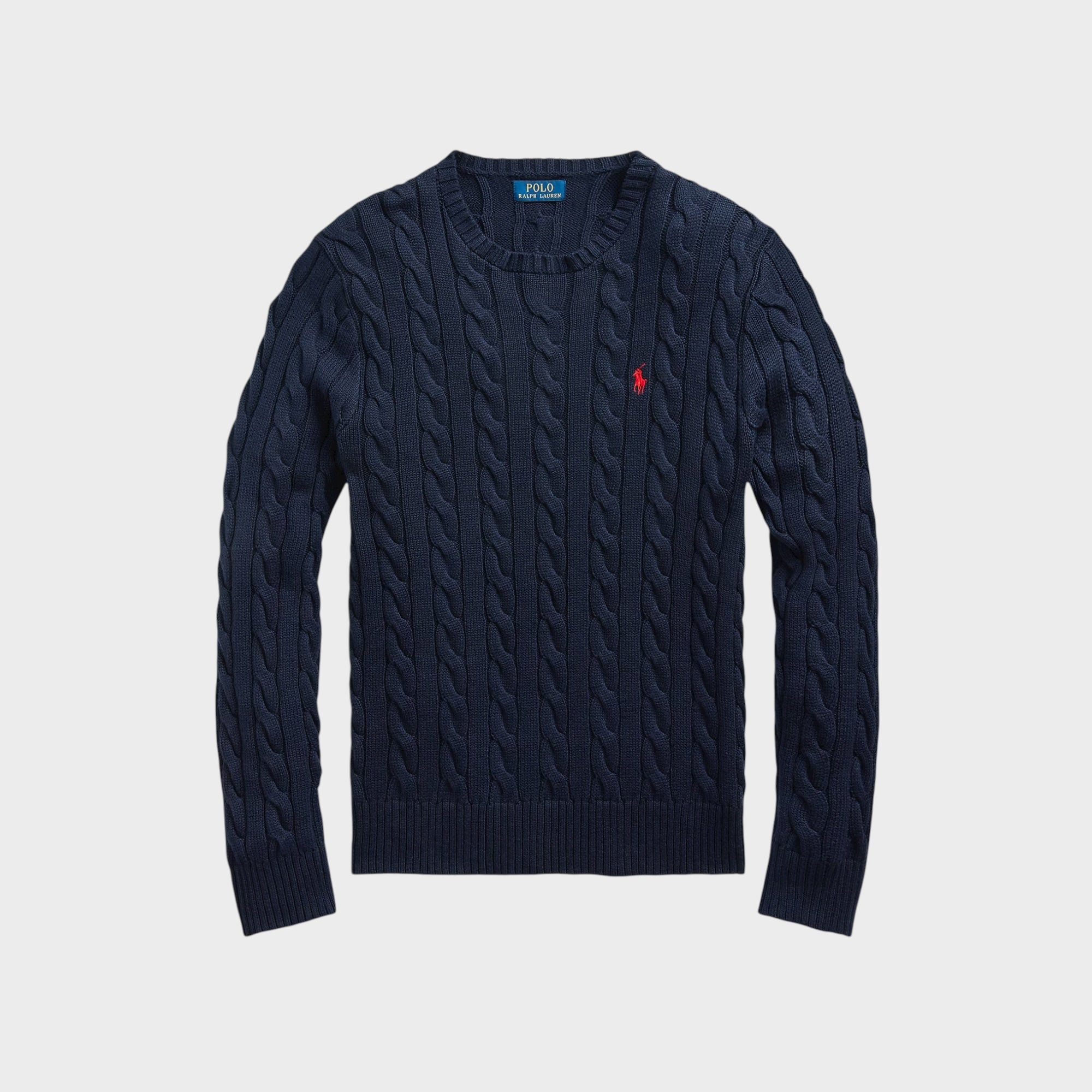 Ralph Lauren Cable-Knit Cotton Jumper I Navy