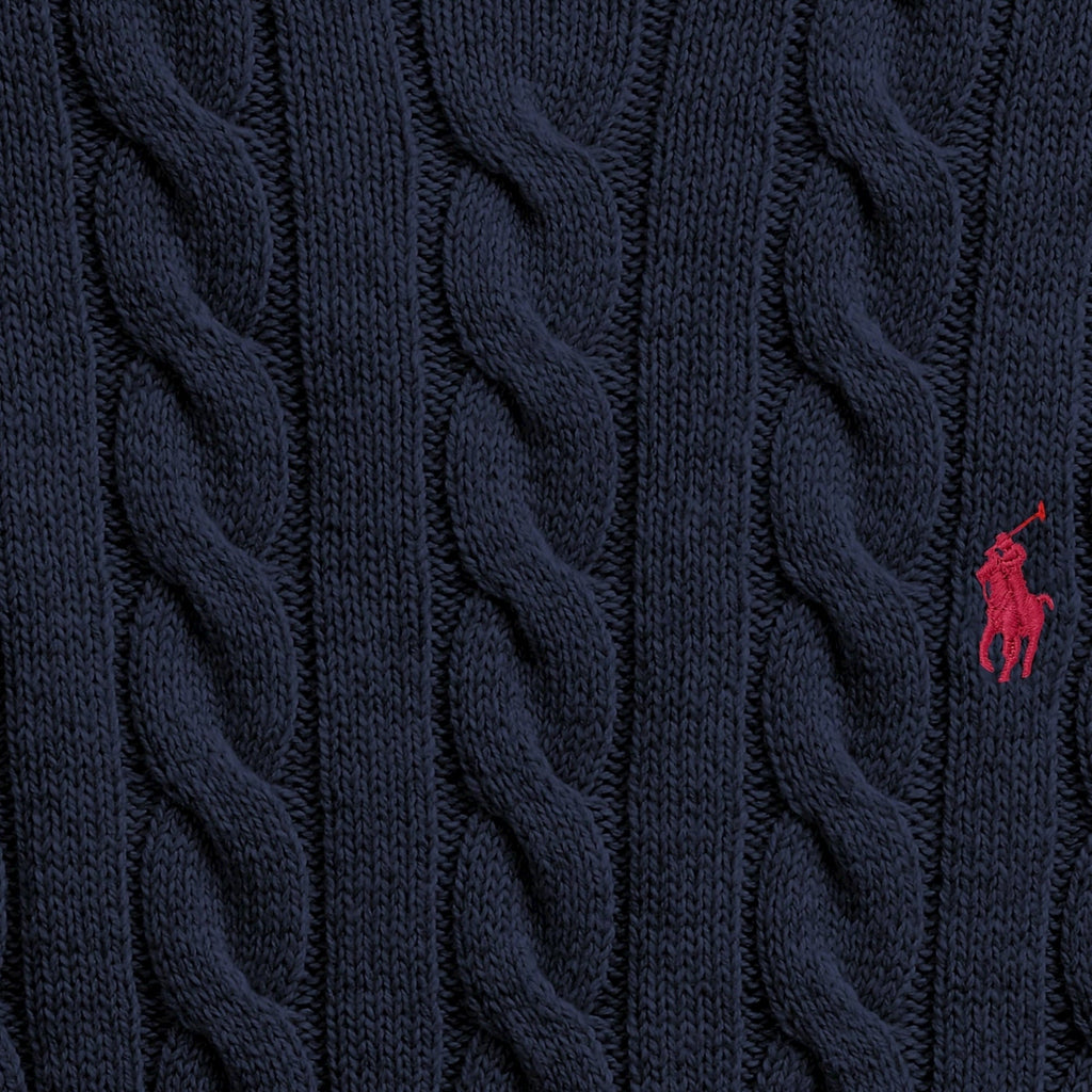 Ralph Lauren Cable-Knit Cotton Jumper I Navy