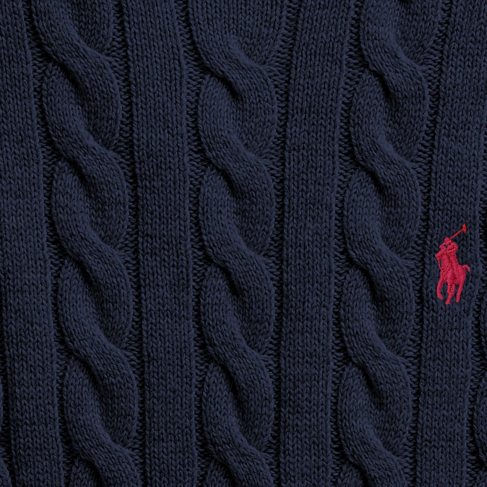 Ralph Lauren Cable-Knit Cotton Jumper I Navy