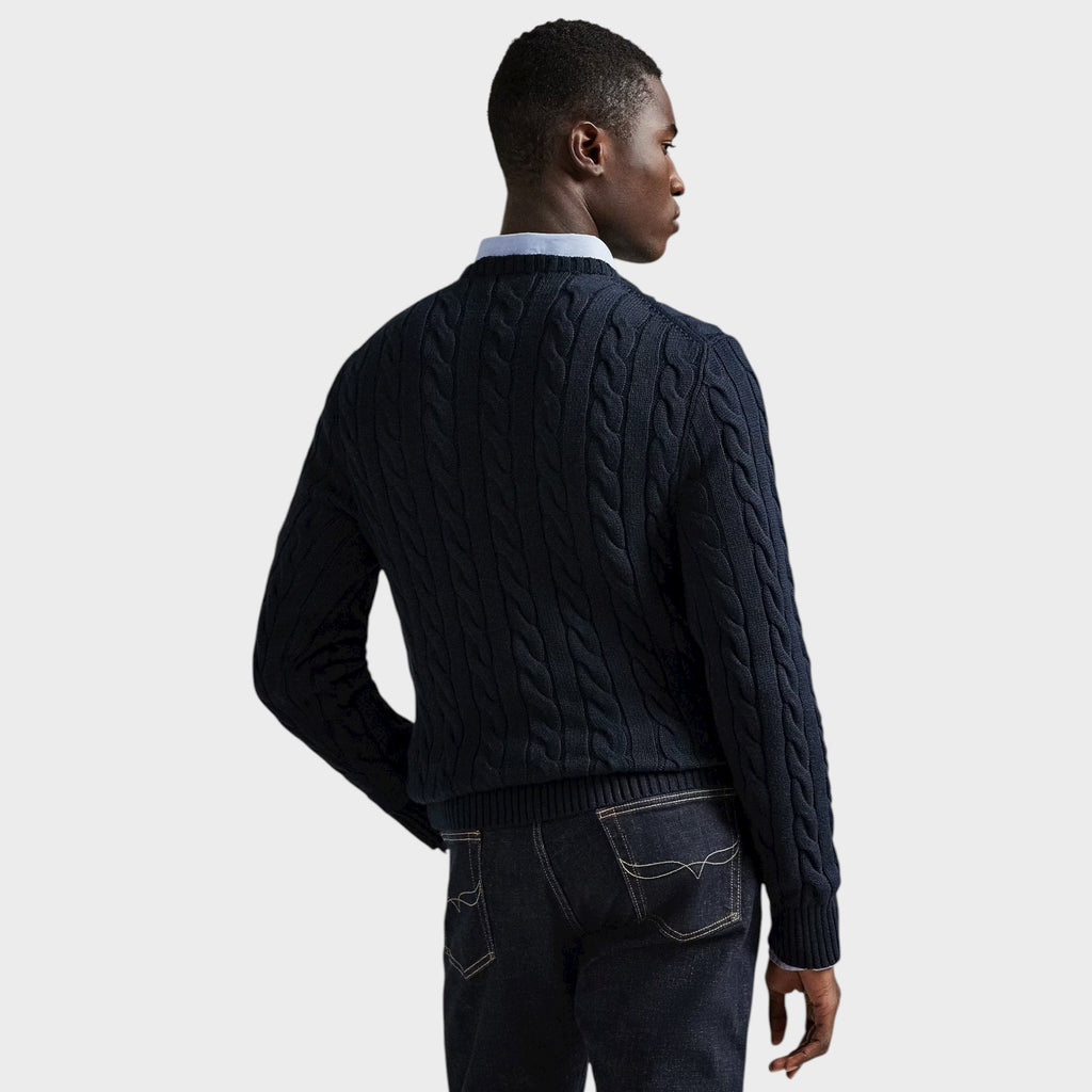 Ralph Lauren Cable-Knit Cotton Jumper I Navy