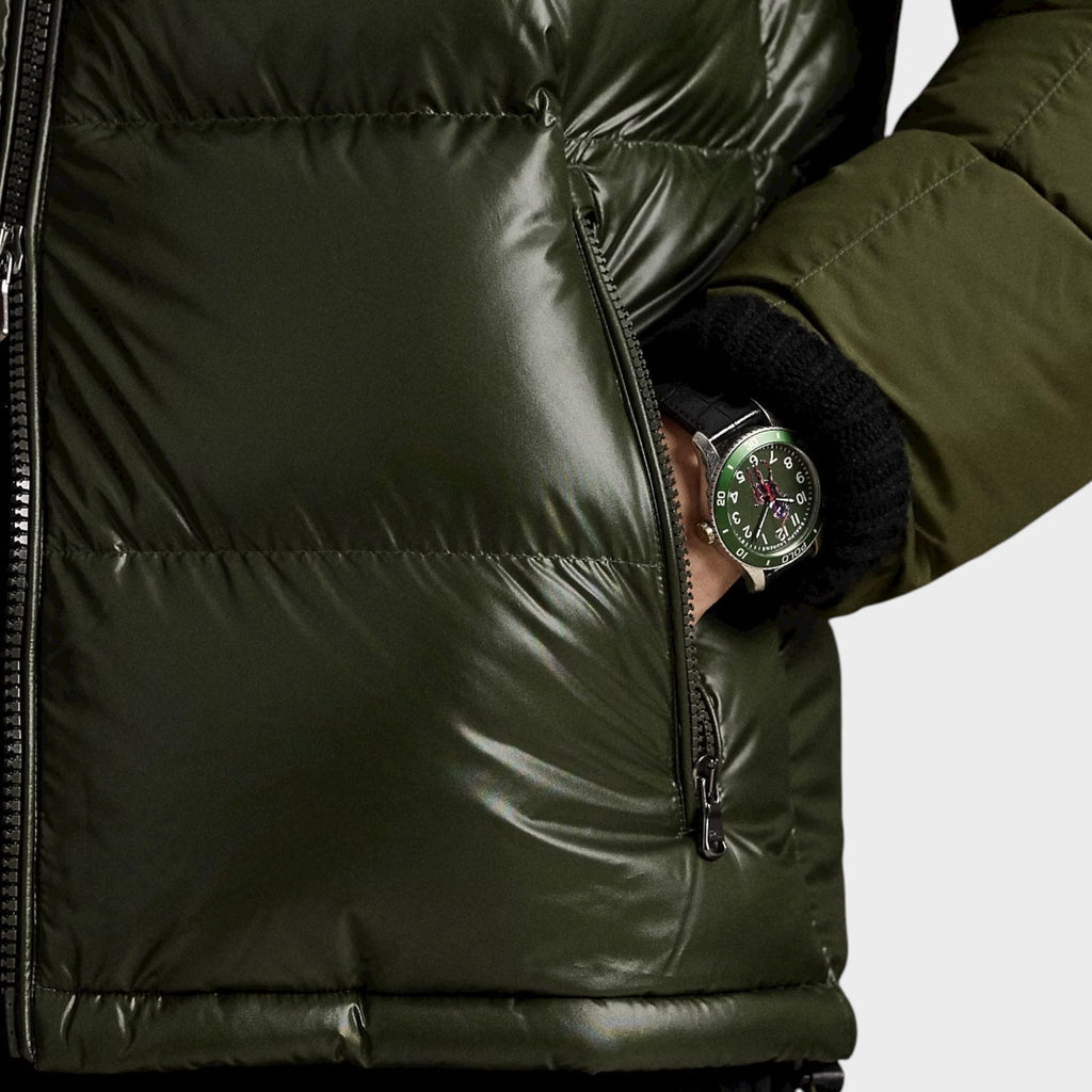 Ralph Lauren The Gorham Two-Tone Dun Jakke I Dark Olive