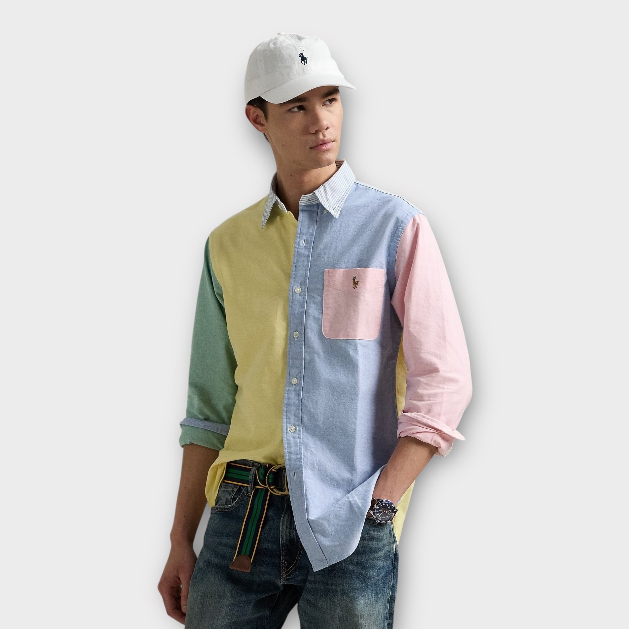Ralph Lauren Klassisk Oxford Skjorte I Multi