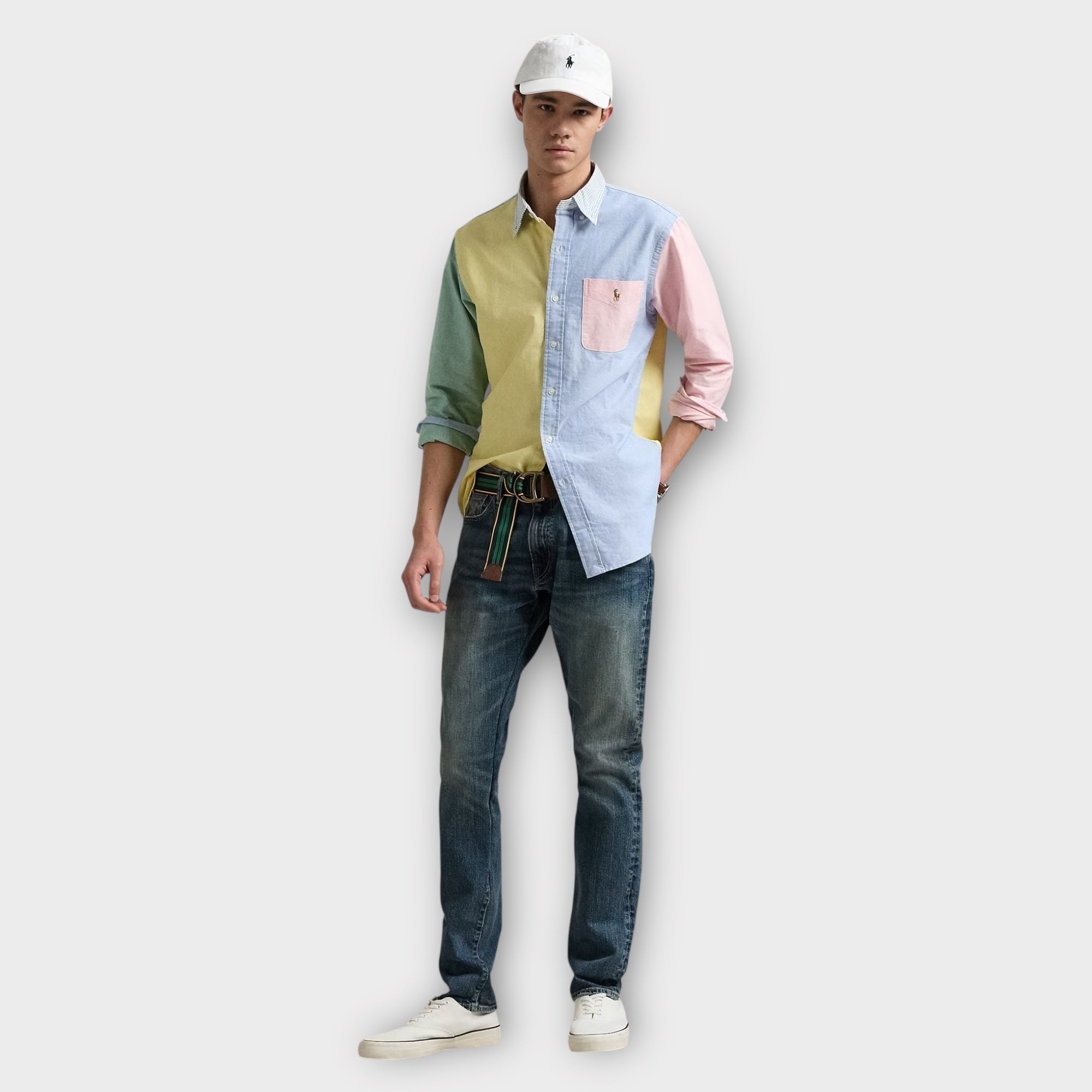 Ralph Lauren Klassisk Oxford Skjorte I Multi