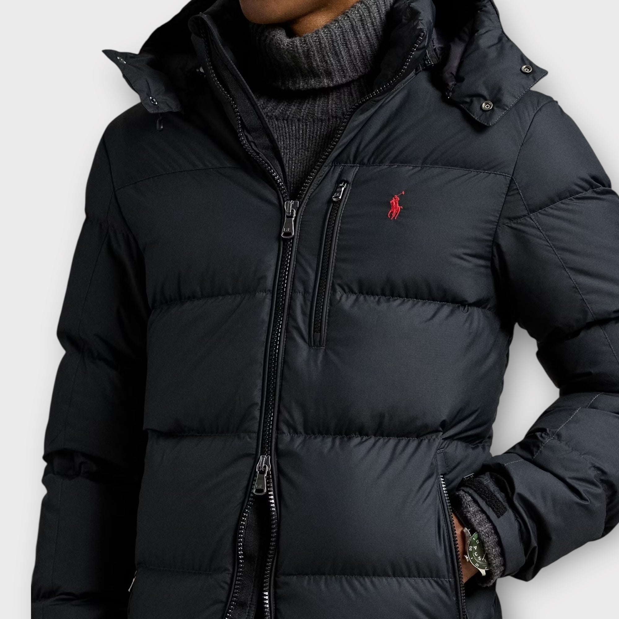Ralph Lauren The Gorham Dun Jakke I Sort