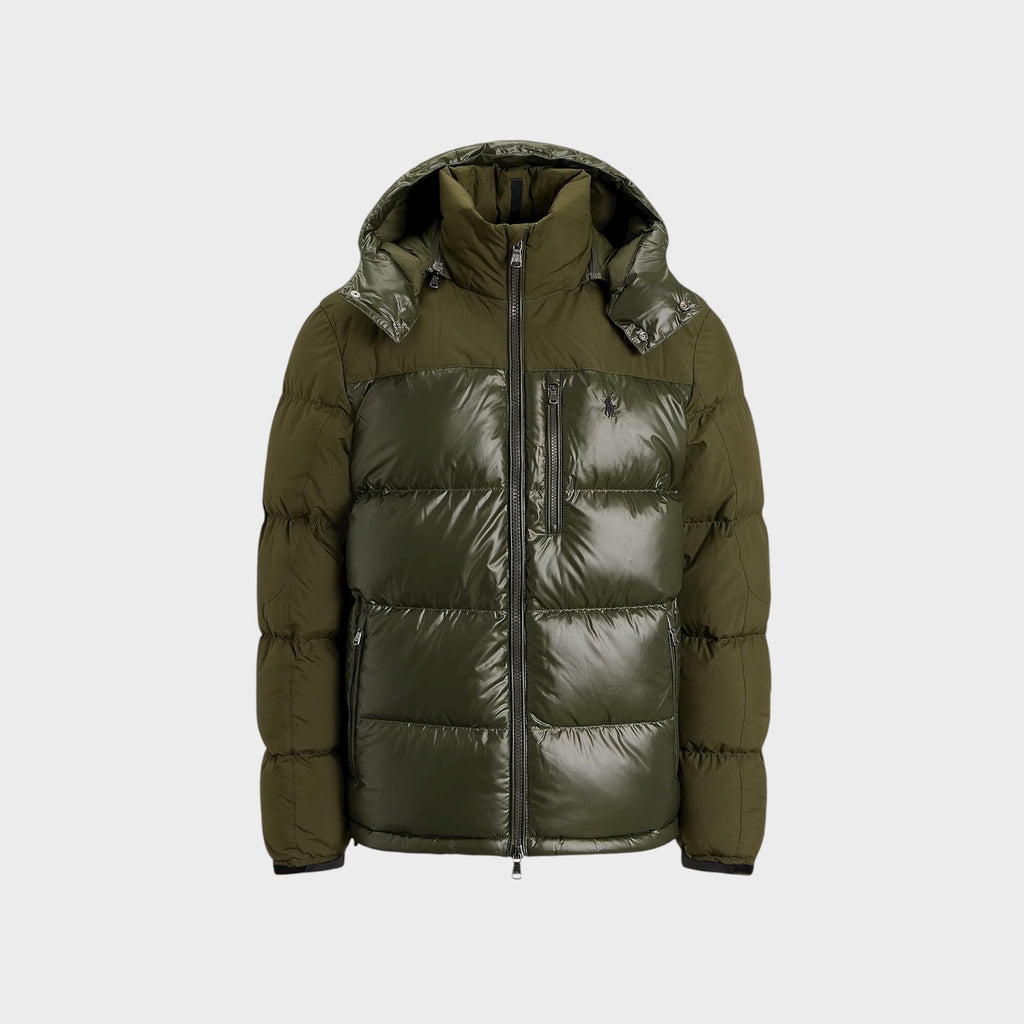 Ralph Lauren The Gorham Two-Tone Dun Jakke I Dark Olive