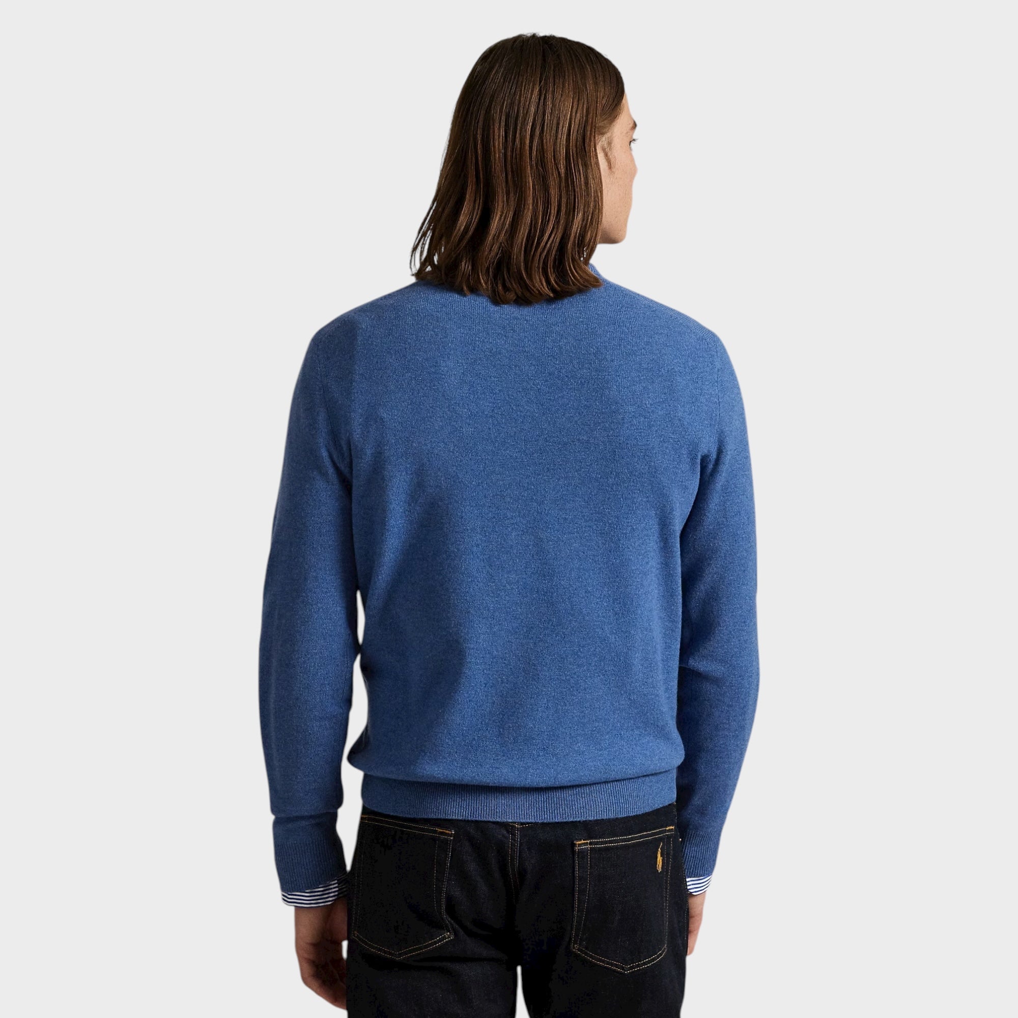 Ralph Lauren Wool Crewneck Jumper I Blå