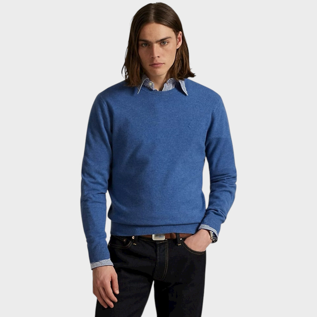 Ralph Lauren Wool Crewneck Jumper I Blå