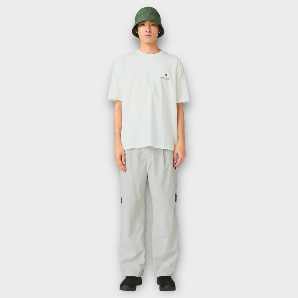 Snow Peak Cotton Relaxed Logo T-shirt I Hvid