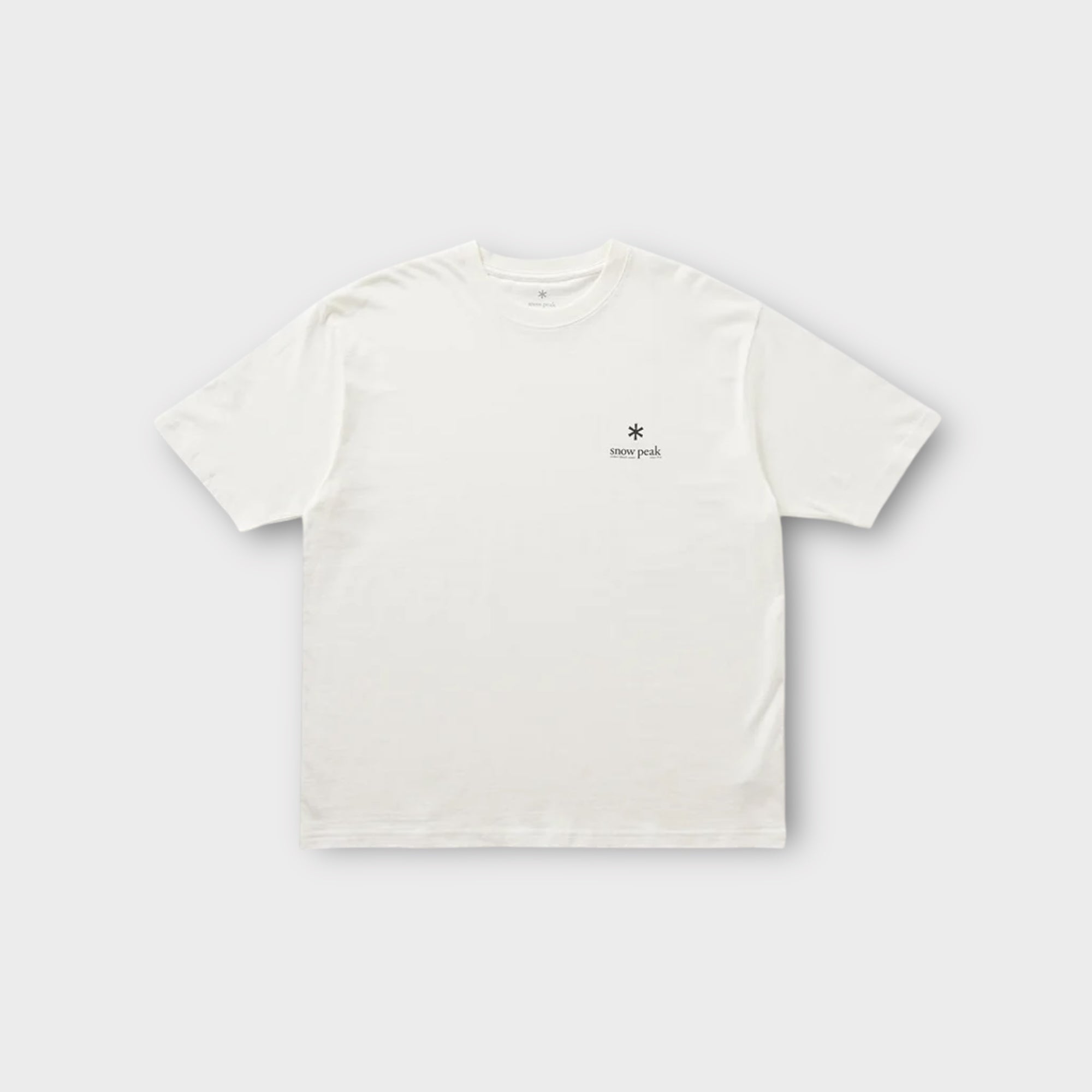 Snow Peak Cotton Relaxed Logo T-shirt I Hvid