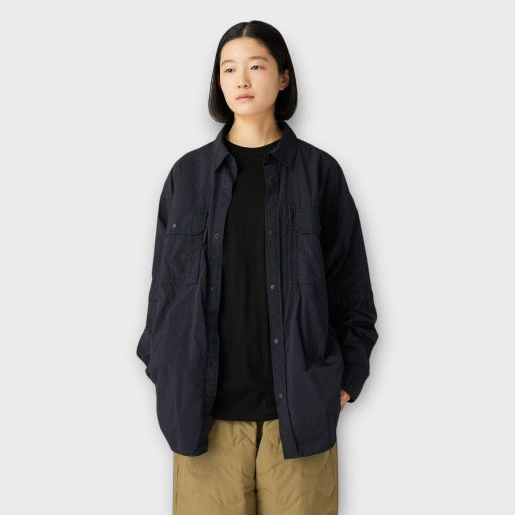 Snow Peak Garment Dyed Convertible Shirt I Sort