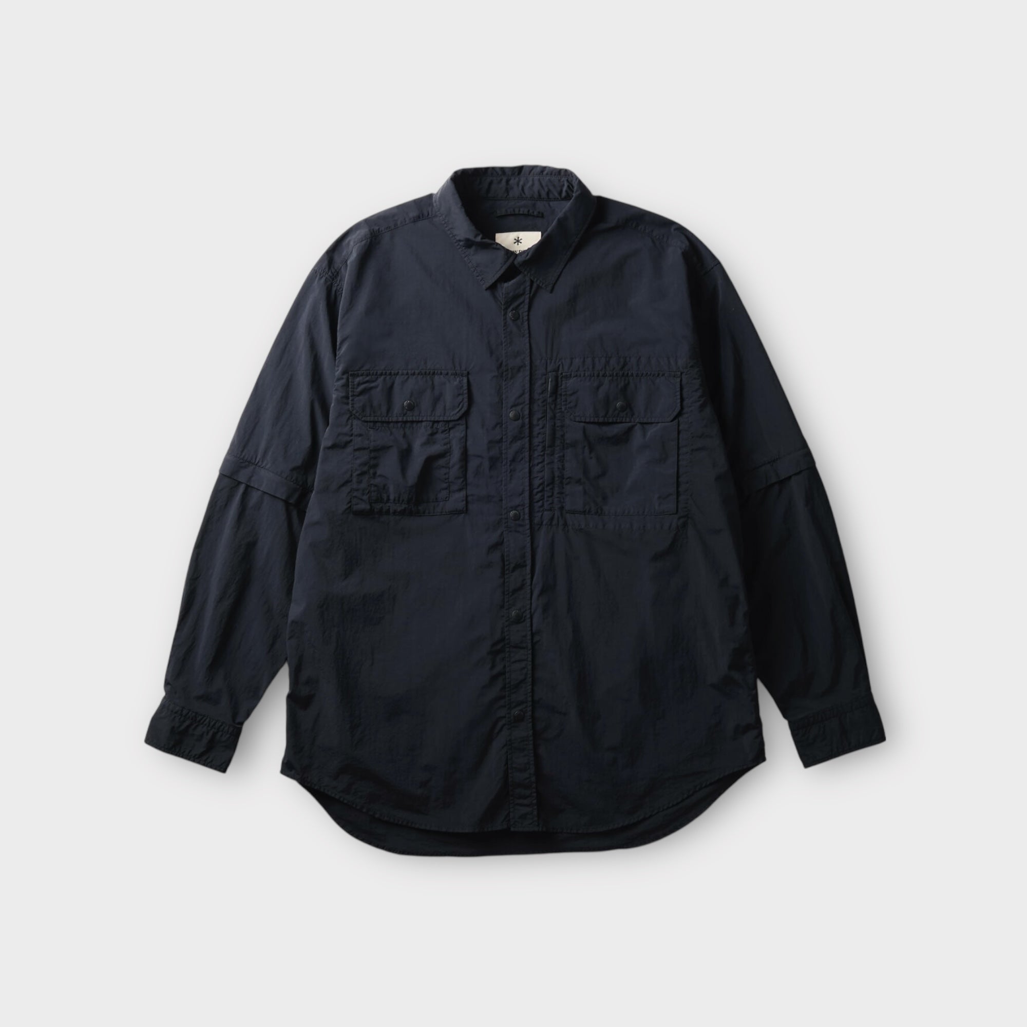 Snow Peak Garment Dyed Convertible Shirt I Sort