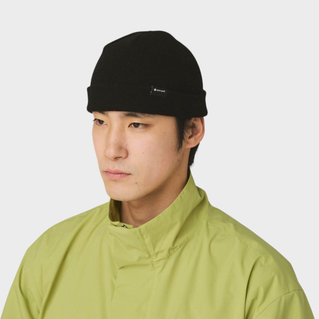 Snow Peak Washable Wool Knit Cap I Grøn