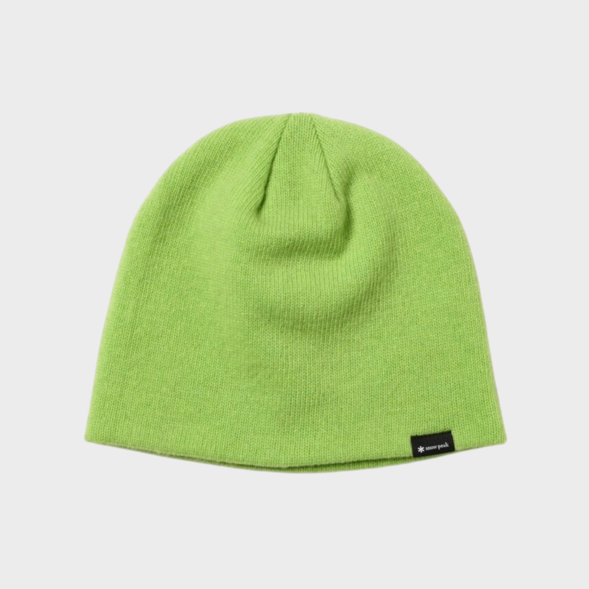 Snow Peak Washable Wool Knit Cap I Grøn
