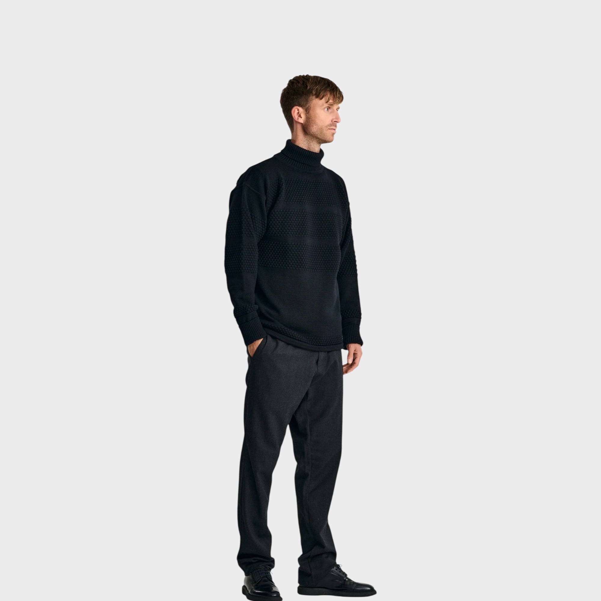 S.N.S. Herning Fisherman Sweater I Navy