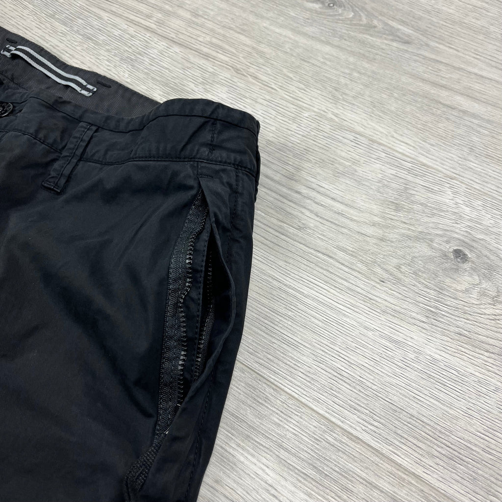 Stone Island Cargo Shorts - Black -Usfansport