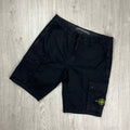 Stone Island Cargo Shorts - Black -Usfansport