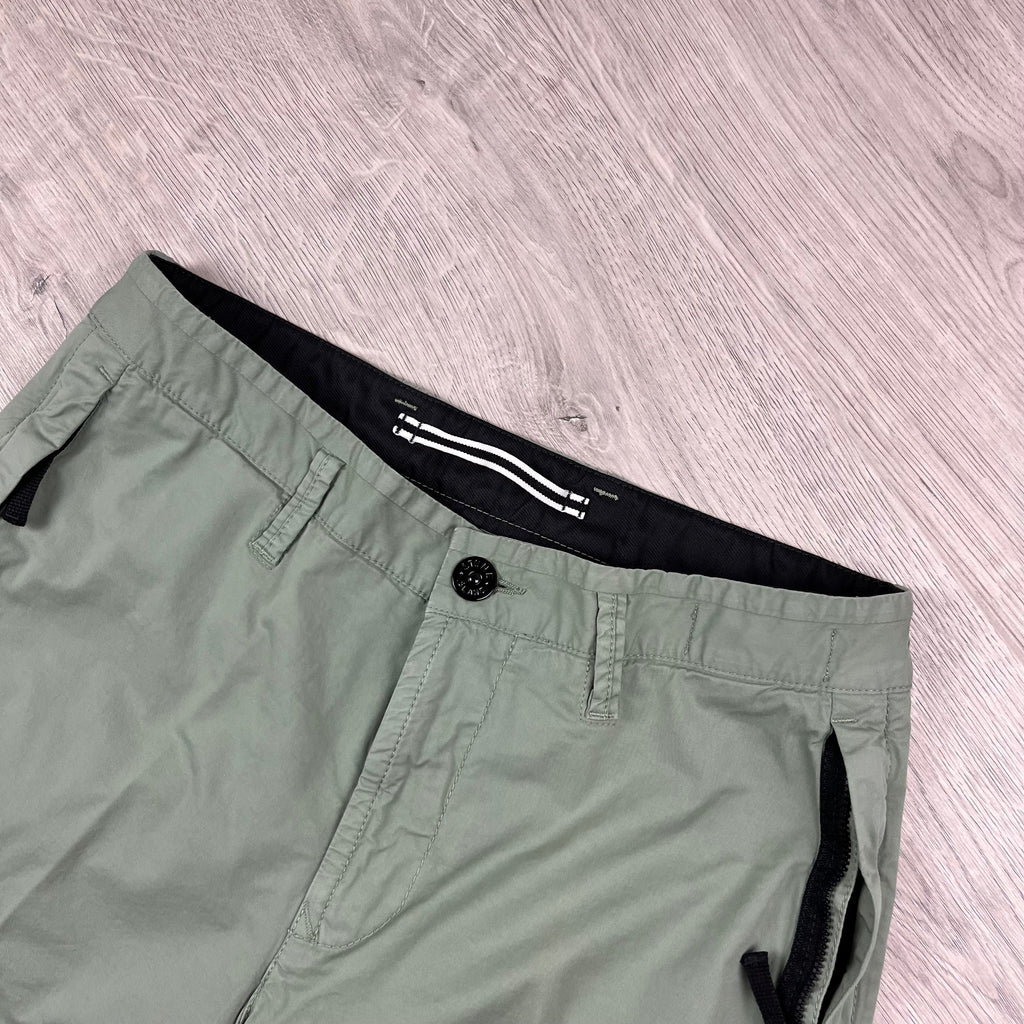Stone Island Cargo Shorts - Sage -Usfansport