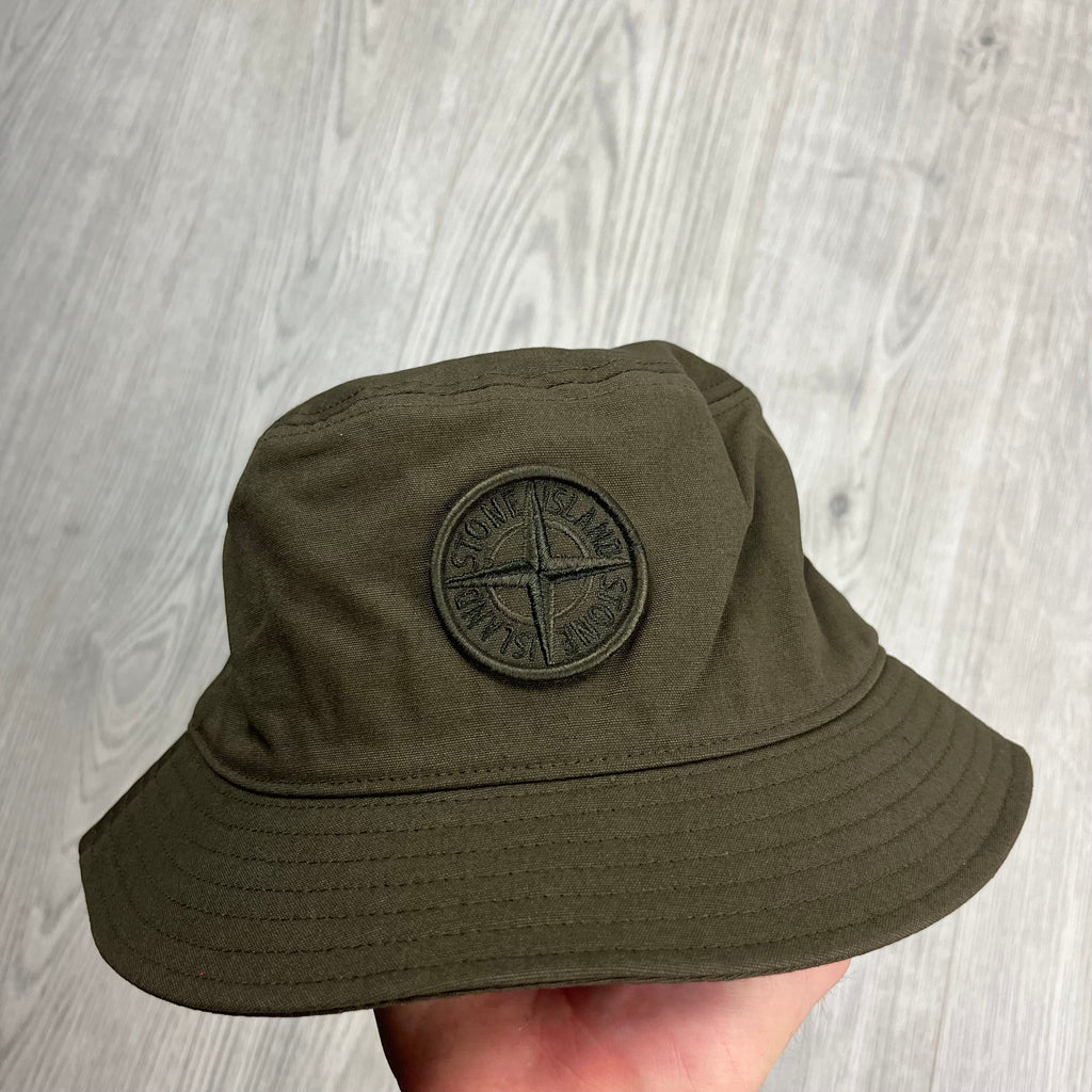 Stone Island Bucket Hat - Green -Usfansport