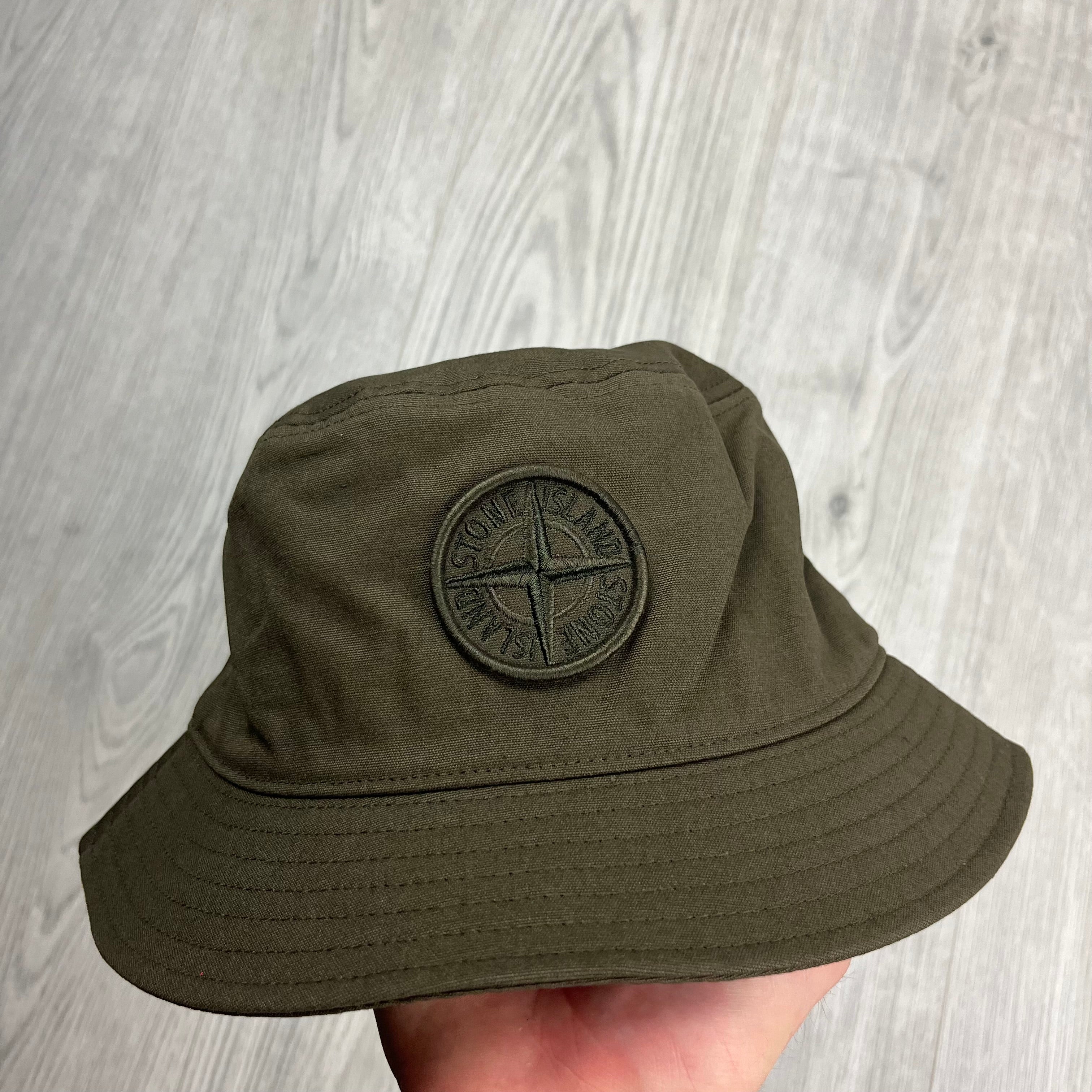 Stone Island Bucket Hat - Green -Usfansport