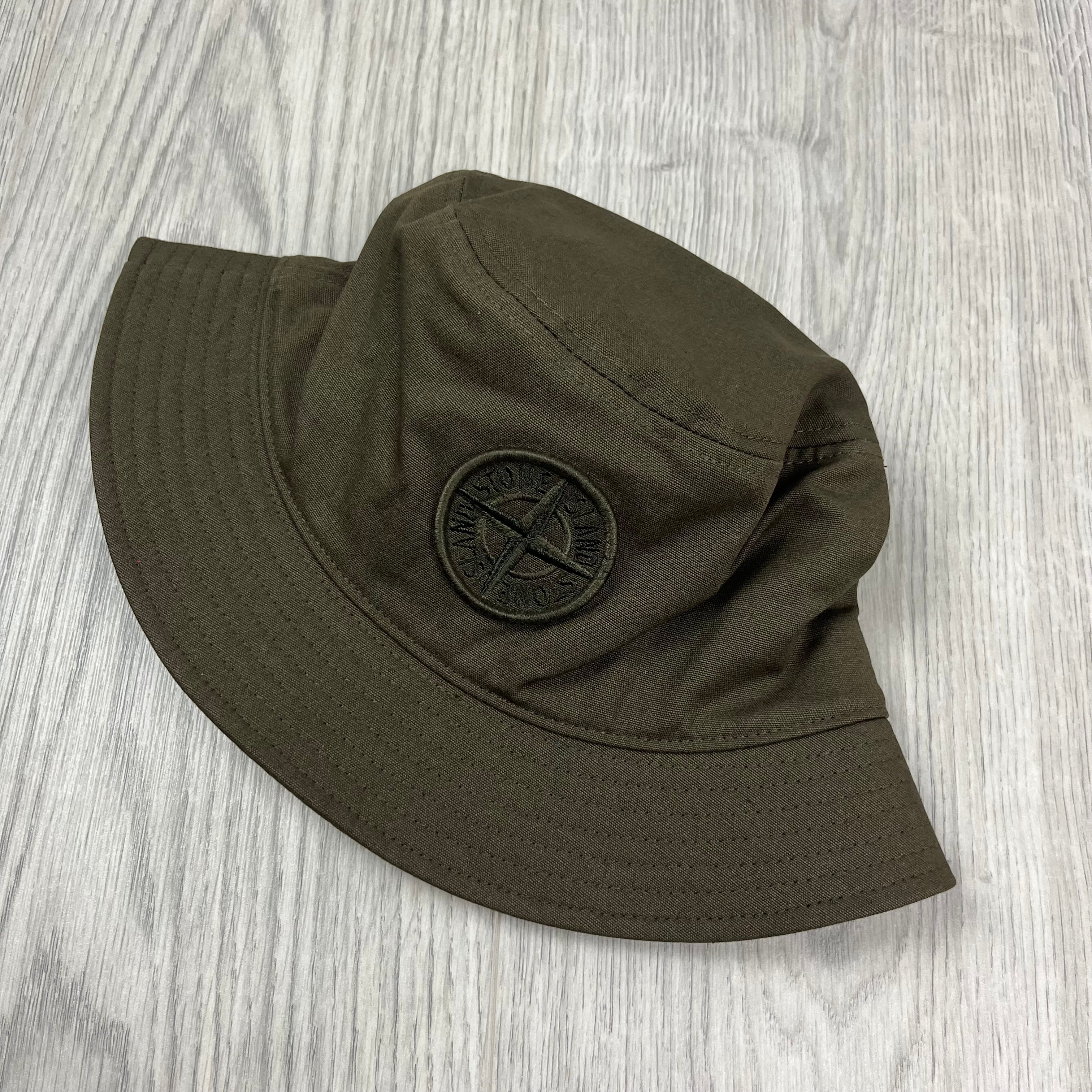 Stone Island Bucket Hat - Green -Usfansport