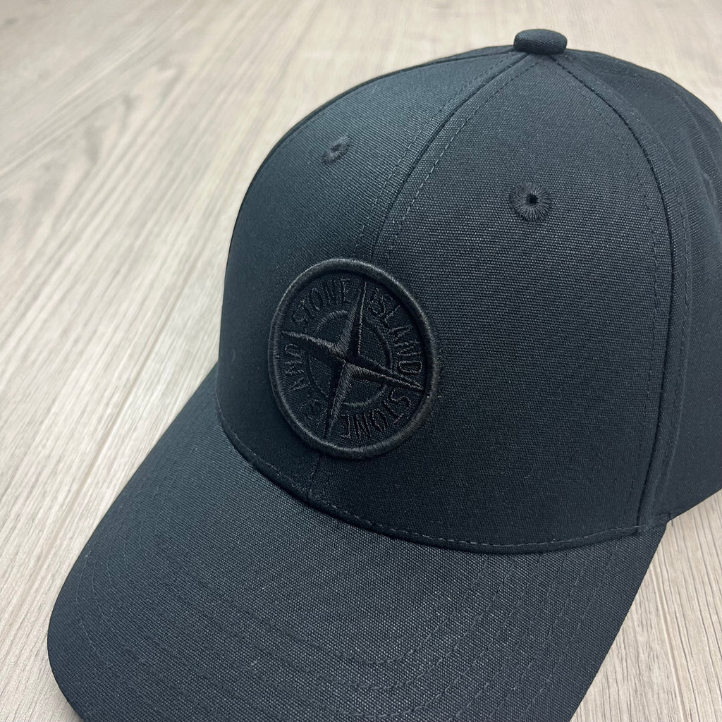 Stone Island Baseball Cap - Black -Usfansport