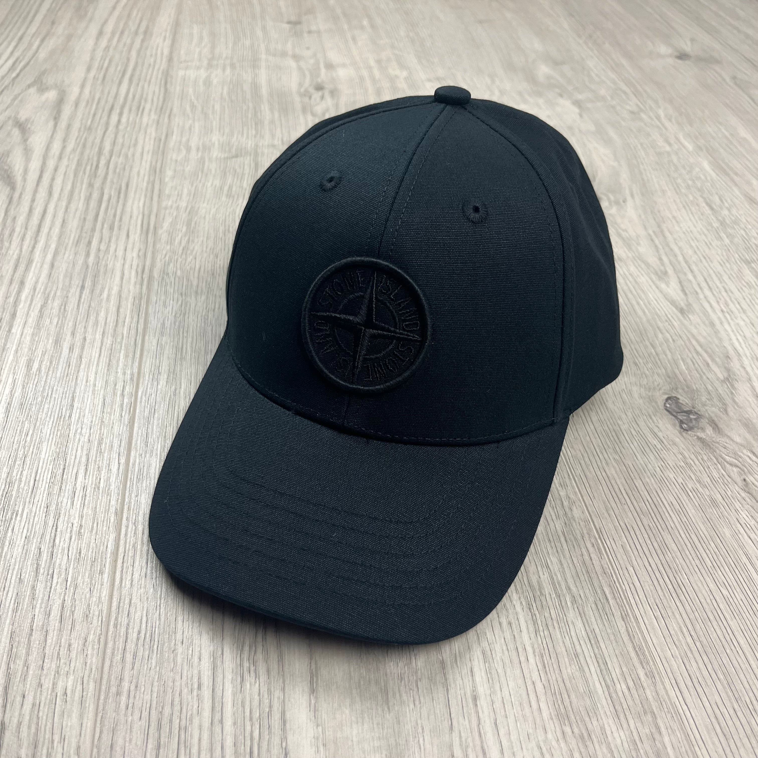 Stone Island Baseball Cap - Black -Usfansport