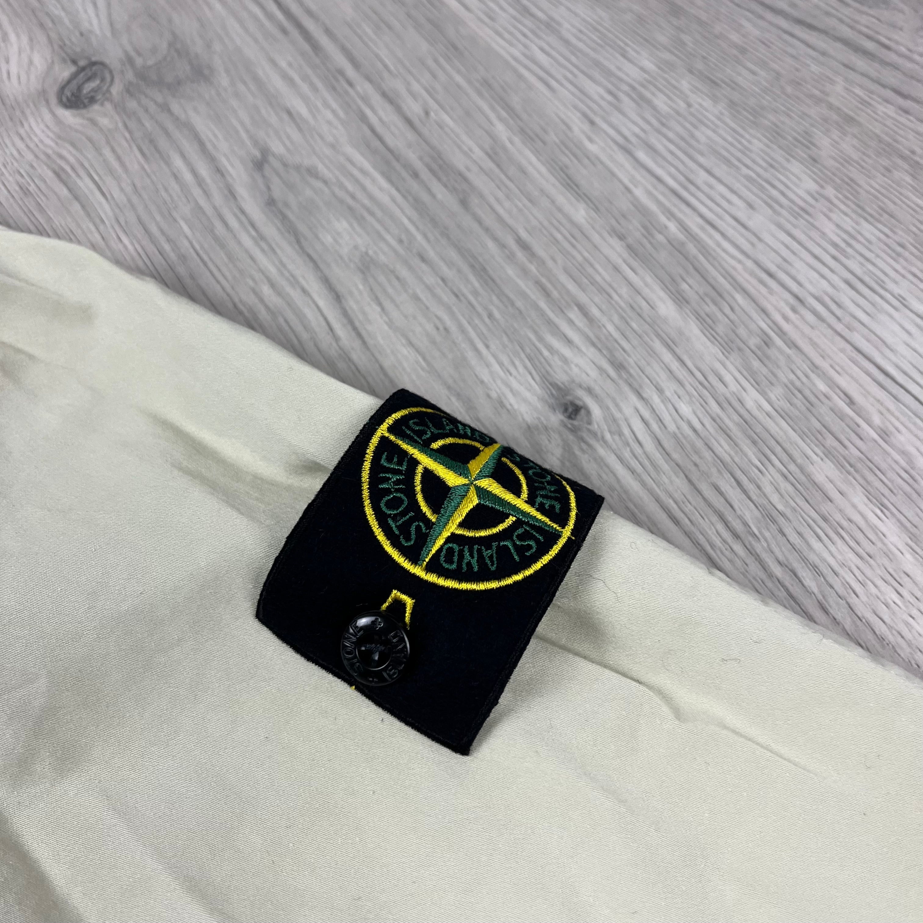Stone Island Zip Overshirt - Sand -Usfansport