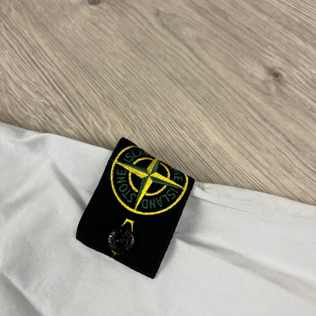 Stone Island Zip Overshirt - Sky Blue -Usfansport